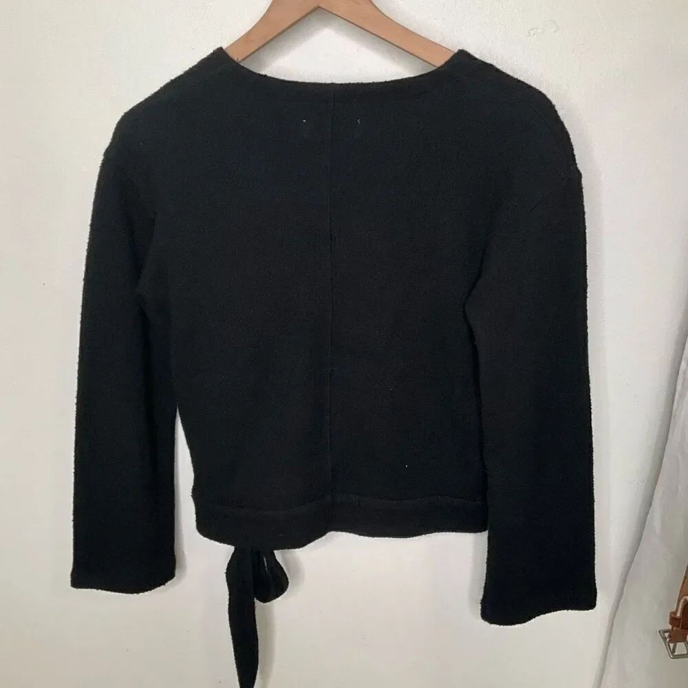 Madewell Texture & Thread Wrap Top - Picture 3 of 6